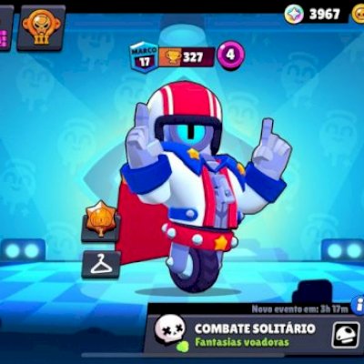 38k trofeus, 86 brawlers, 22 hipercarga, 12 lvl max. brawl pass plus ativo