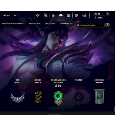 Conta de Lol com 310 SKINS, incluindo thresh prestigio de 2019 + 3 ultimates