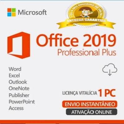 PACOTE OFFICE 2019 PROFESSIONAL PLUS 32 64 BITS