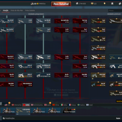 Conta War thunder (GAIJIN) lvl 100 c/ veiculos premium