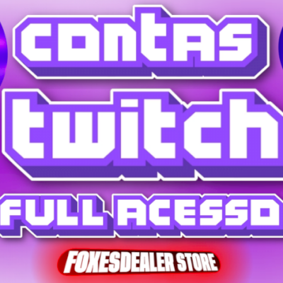 CONTAS TWITCH (FULL ACESSO) [SEM SEGUIDORES].