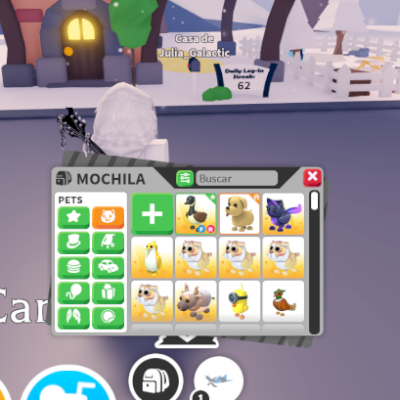 Pets e Itens Adopt me!!! Negociações via perguntas