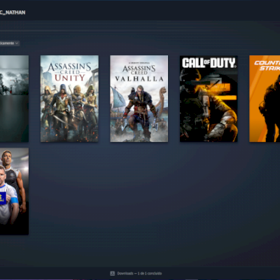 vendo conta de steam com 7 jogos