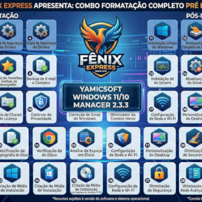 Combo Formatação completo Pré e Pós
