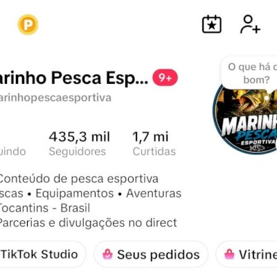 Conta com 435k de seguidores