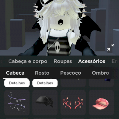 Conta do roblox com itens limiteds e itens de robux