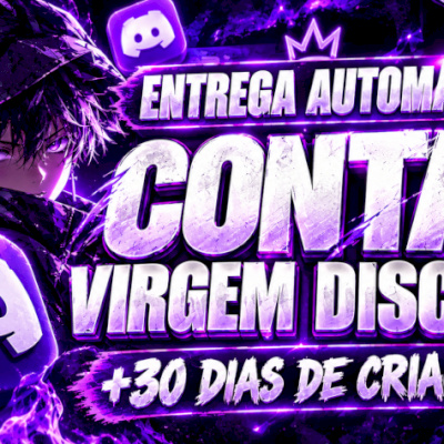 CONTAS DISCORD VIRGEM +30 DIAS - EMAIL+SENHA+TOKEN ( PREÇO BAIXO )