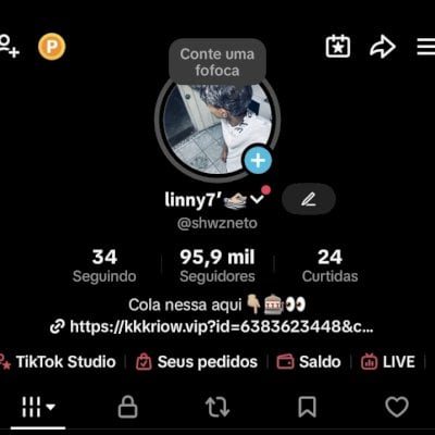 CONTA DE TIKTOK 96K SEGUIDORES