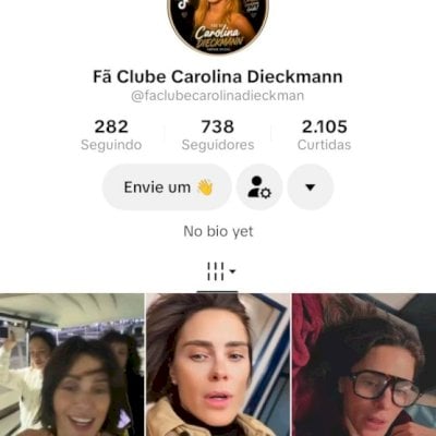 Vendo conta do tik Tok engajada