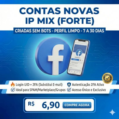 🔥 CONTAS DE FACEBOOK – QUALIDADE E SEGURANÇA! 🔥