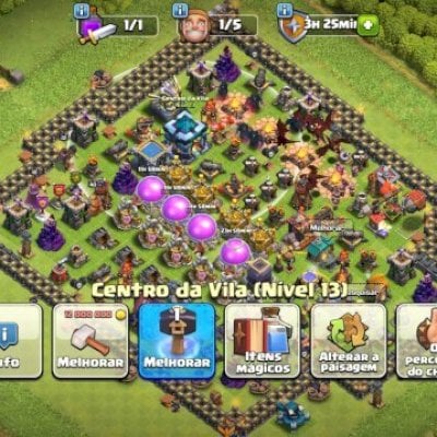 Conta CV 13 CLASH OF CLANS