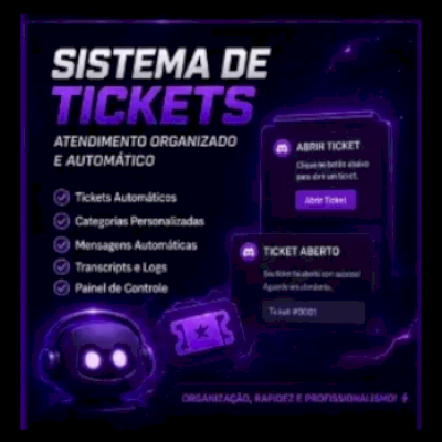 Servidor Discord Completo + Bots + Tickets + Cargos