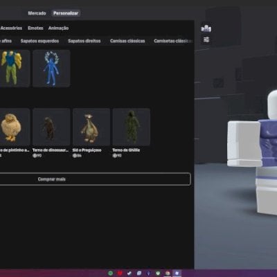 conta roblox,ja foram gastados 500 reais nessa conta
