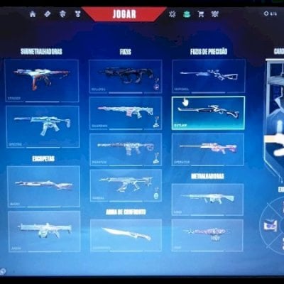 FULL ACESSO CONTA COM 65 SKINS UPADAS NIVEL 200 PRATA 2