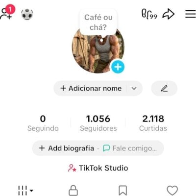 CONTA TIK TOK 1K DE SEG E 2,1K DE CURTIDAS (CONTAS TIK TOK)