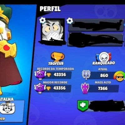 Brawl-2021: Várias Skins antigas,skin de colab,400 gemas no jogo