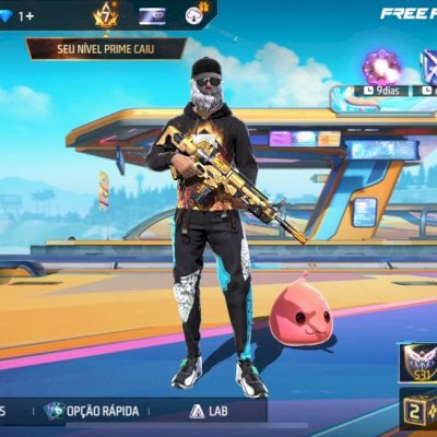 Conta free fire antiga LV 75