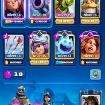 CONTA CLASH ROYALE 11K TROFÉUS