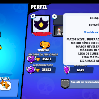 CONTA RARA BRAWL STARS 2020 FULL ACESSO - 35K TROF - 83 BRAWLERS!!