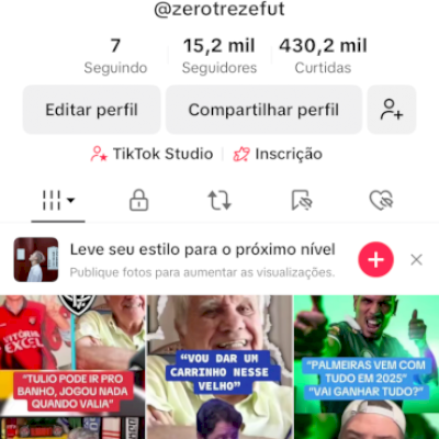 conta tiktok 15k monetizada