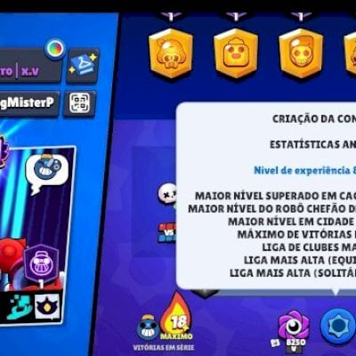 Supercel id com conta de brawl stars e clesh of clans de 6 anos upada