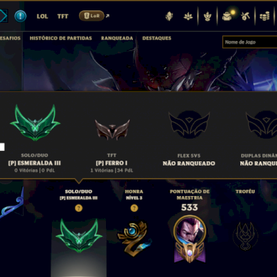 Esmeralda 3 com TODOS os Champs e 100 Skins +9 Vitoriosas