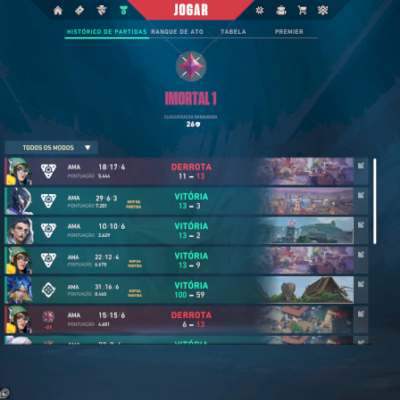 conta imortal valorant