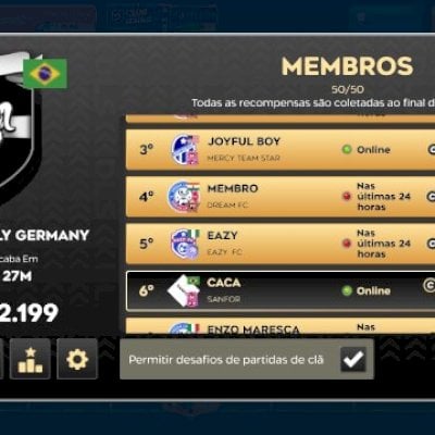 Conta Dream League soccer dls