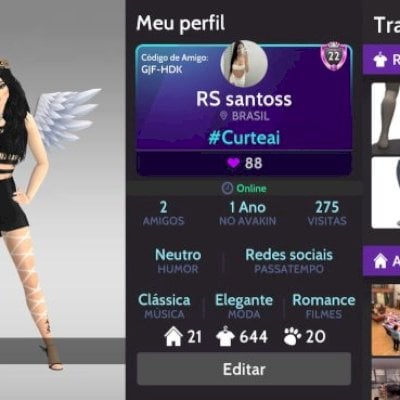 vende conta level 22 com bastante item raros
