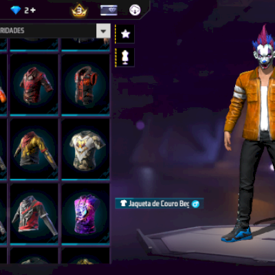 Conta de free fire com 5 anos