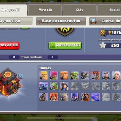 Conta Clash of Clans CV 10