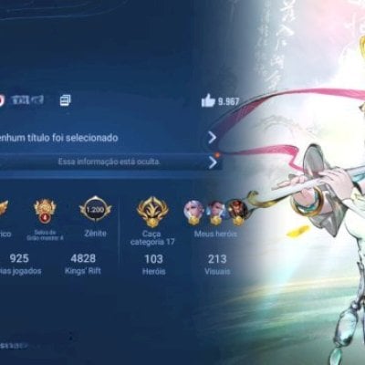 Conta honor of kings com skins jujutsu kaisen e flawless nobreza 7