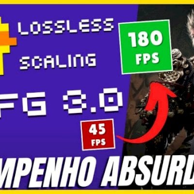Lossless Scaling - TENHA MAIS FPS EM QUALQUER JOGO!