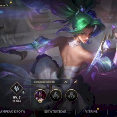 AKALI ROSA CRISTAL COM MOLDURA. DISCORD: starbecks