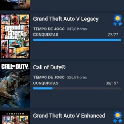 Conta Steam Nível 71 - 199 jogos - Full acesso