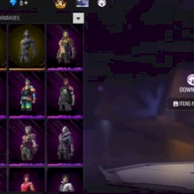 Conta free fire rara