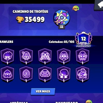CONTA BRAWL STARTS 35K DE TROFEUS