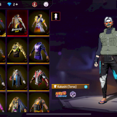 Conta free fire gemada