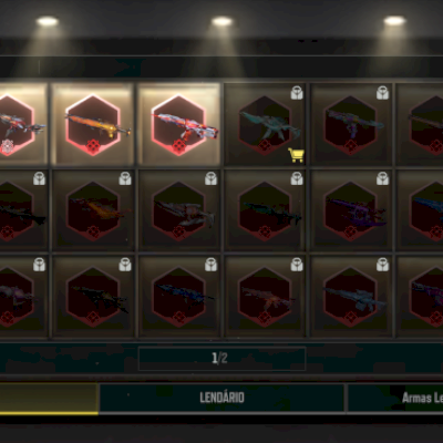 Conta com skins exclusiva nível máximo