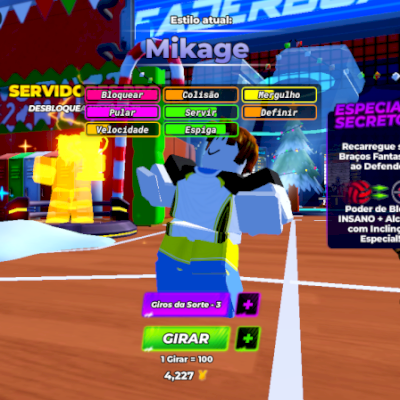 Conta Volleyball Legends 2 Slots Com Jinko e Mikage de Natal