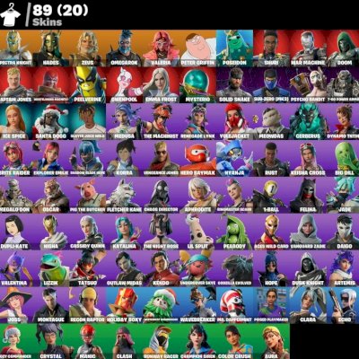 Conta Fortnite >> 89 Skins, Hades, Godzilla, Sub-Zero e+ Entrega Automatica!
