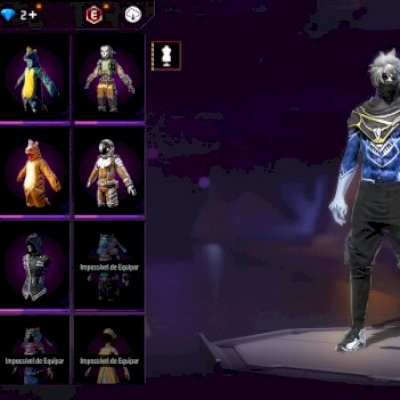 Conta ff Full gemada no preço criada dês de 2017