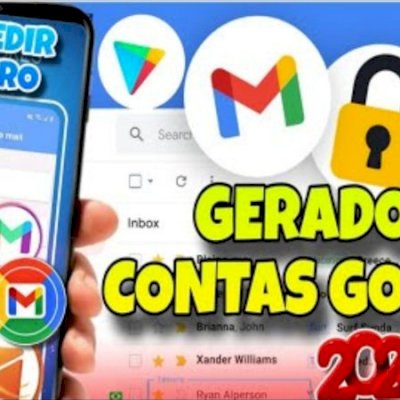 CONTAS DE GMAIL NOVAS! ( Sem numero de celular! ) - Geradas infinitamente.