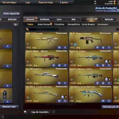 CONTA MARECHAL com 85 vips e diversas Mns!