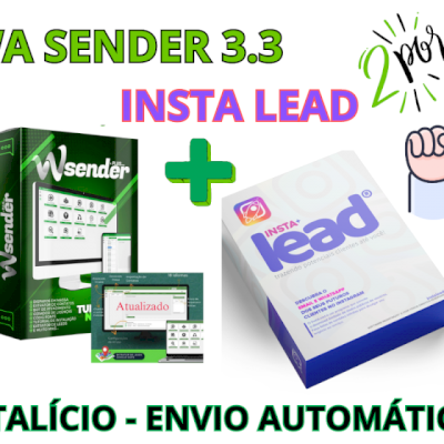 Wa Sender 3.3 + Insta Lead V6 - Vitalício Completo