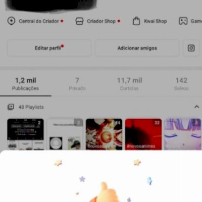 Conta do kwai com +3,5k de seguidores!