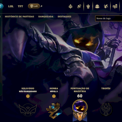 [ENTREGA IMEDIATA]Conta LOL Lvl 41 Unranked - Upada Na Mão Livre De Ban