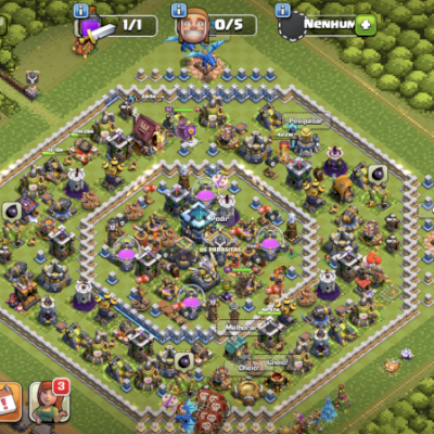 Conta boa Clash of clans/ cv nível 13, quase tudo completo