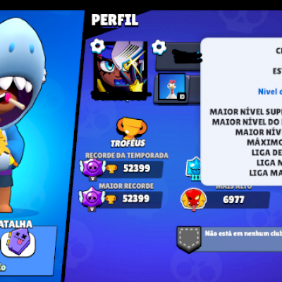 Conta de braw stars criada em 2018!!