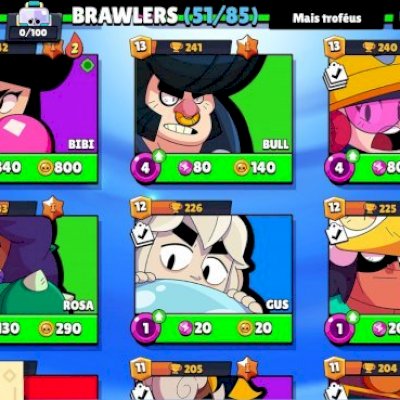 Conta boa brawl stars